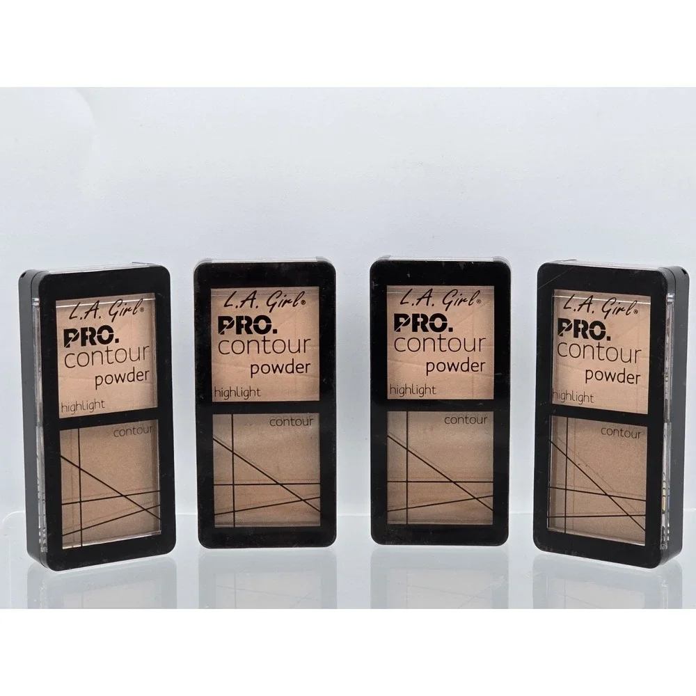 4 Lot L.A. Girl PRO.Contour Powder‎ - Color Highlight/Contour GCP668